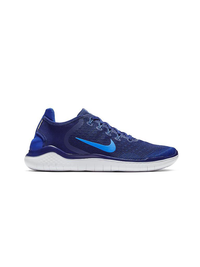 NIKE Herren Laufschuh Free RN 2018 Blue Void Indigo Force Red Orbit Photo Blue blau